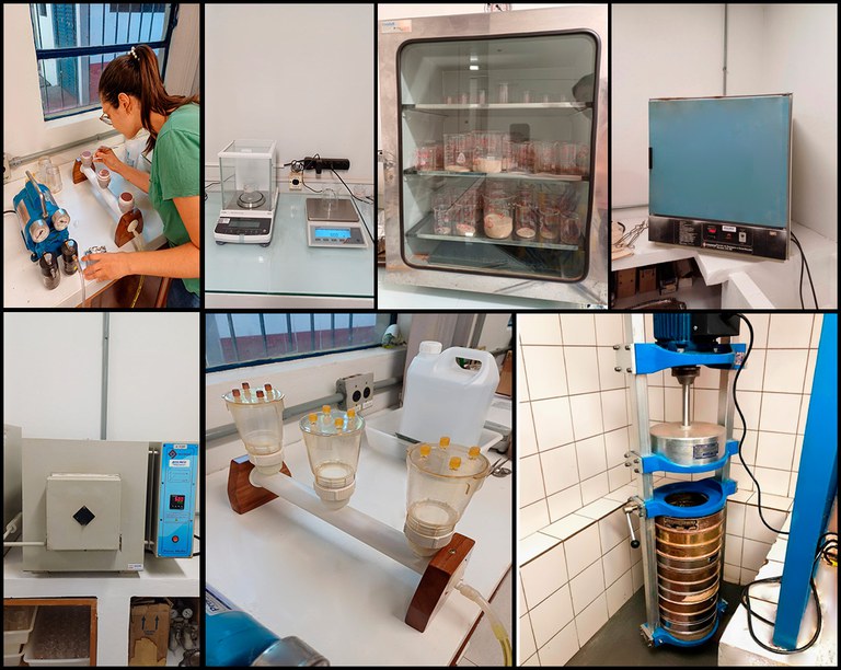 Laboratório de Sedimentologia e Pedologia